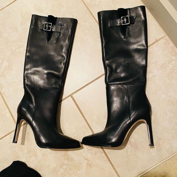 PAIGE Shoes - *LAST CHANCE!!*
! $560 PAIGE BLACK KNEE HIGH LEATHER BOOTS